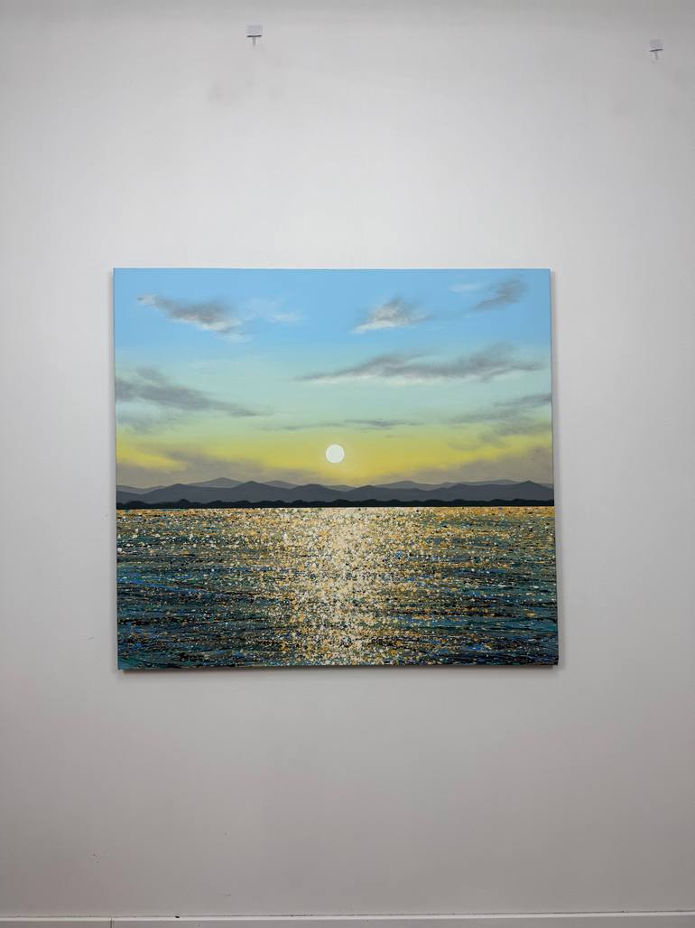 Original Abstract Seascape Painting by Ivan Didovodiuk