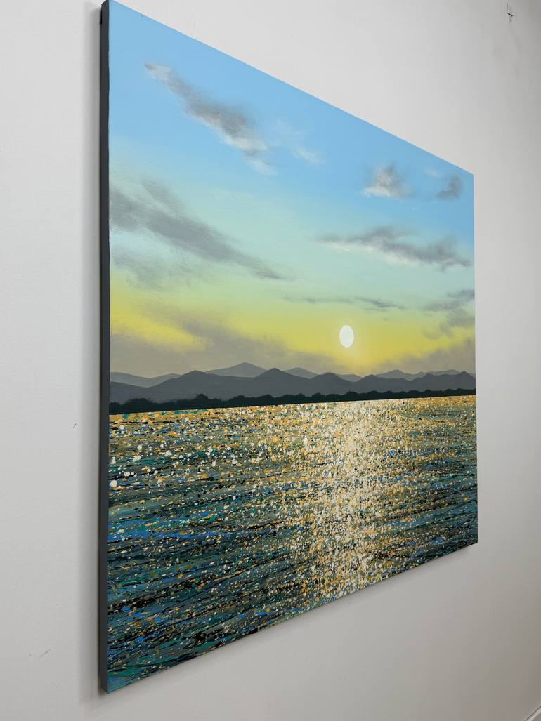 Original Abstract Seascape Painting by Ivan Didovodiuk