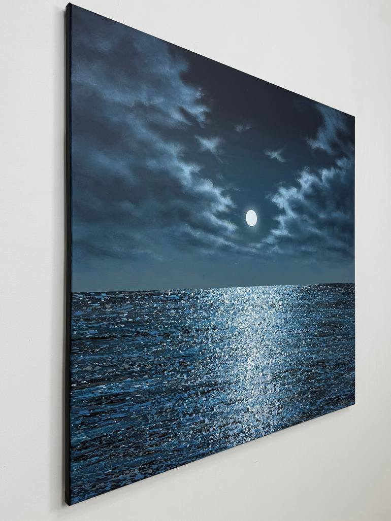Original Abstract Seascape Painting by Ivan Didovodiuk