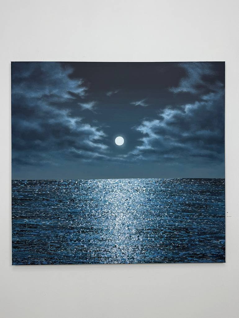 Original Abstract Seascape Painting by Ivan Didovodiuk