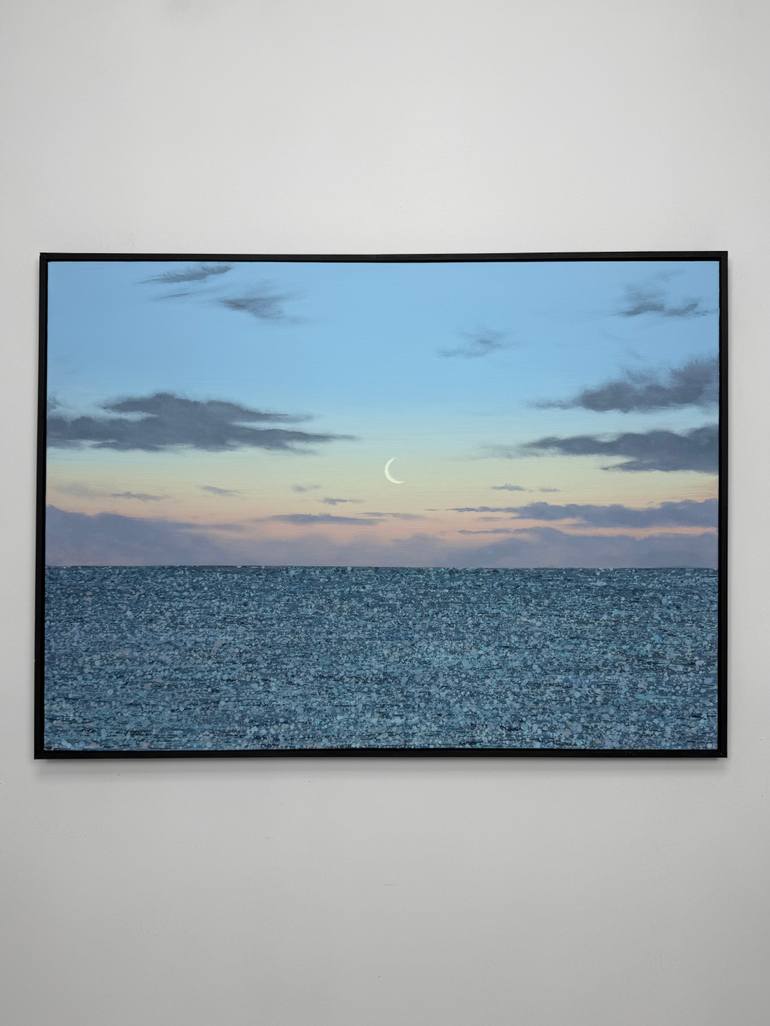 Original Abstract Expressionism Seascape Painting by Ivan Didovodiuk