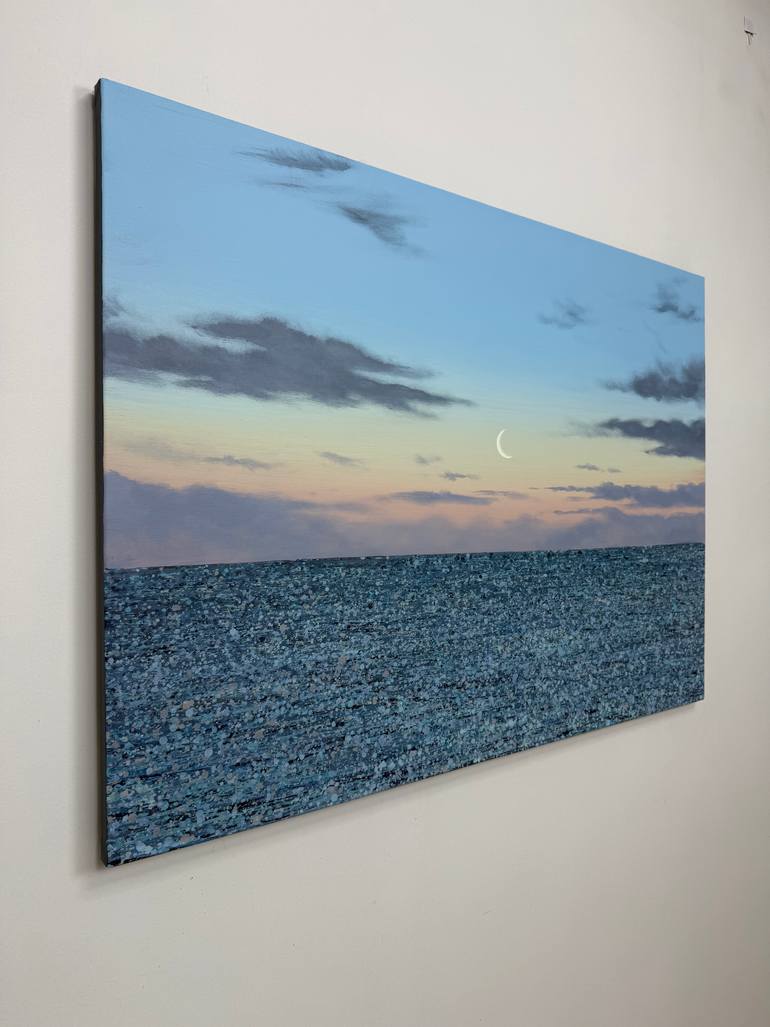 Original Abstract Expressionism Seascape Painting by Ivan Didovodiuk