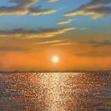 Sunset on the sea 20 by Ivan Didovodiuk