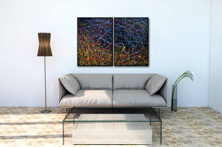 Original Abstract Landscape Painting by Ivan Didovodiuk