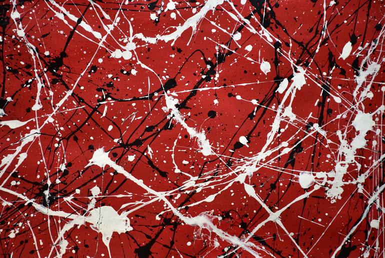 Original Abstract Expressionism Abstract Painting by Ivan Didovodiuk