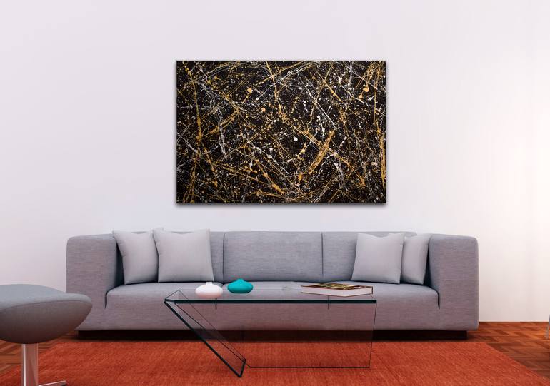 Original Abstract Expressionism Abstract Painting by Ivan Didovodiuk