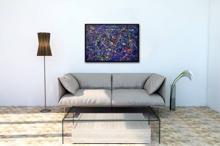 Original Abstract Expressionism Abstract Painting by Ivan Didovodiuk