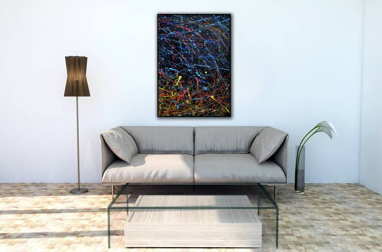 Original Abstract Landscape Painting by Ivan Didovodiuk