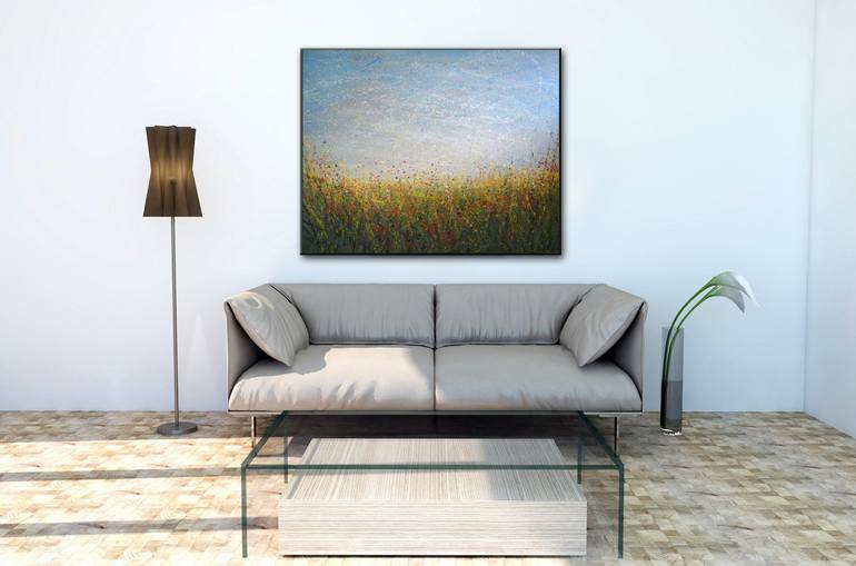 Original Abstract Landscape Painting by Ivan Didovodiuk