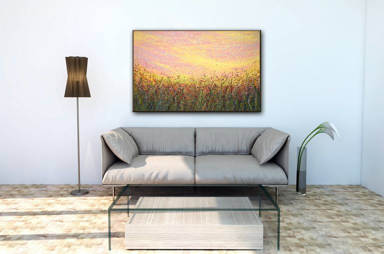 Original Abstract Expressionism Landscape Painting by Ivan Didovodiuk