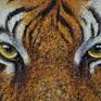 Title of work " Big cat".The work is done in the style of realism.This work was created by oil on canvas. Signed on the back. Size100x95