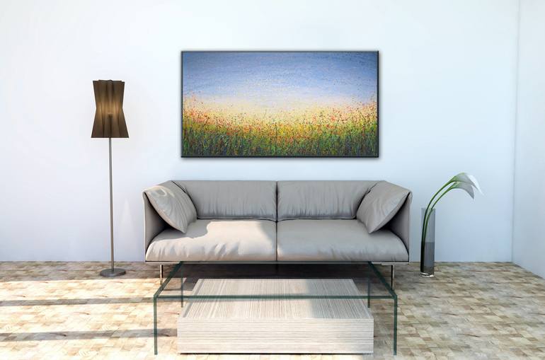 Original Abstract Landscape Painting by Ivan Didovodiuk