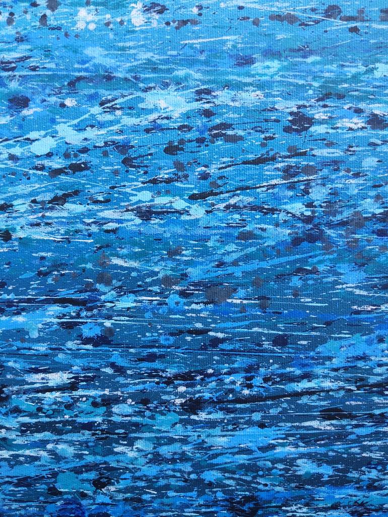 Original Abstract Seascape Painting by Ivan Didovodiuk