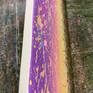 Title of work "Field with flowers 20" The painting is written in the style of abstract expressionism.This work was created by acrylic on canvas. The work is signed on the reverse side. Size 80x110 cm.
