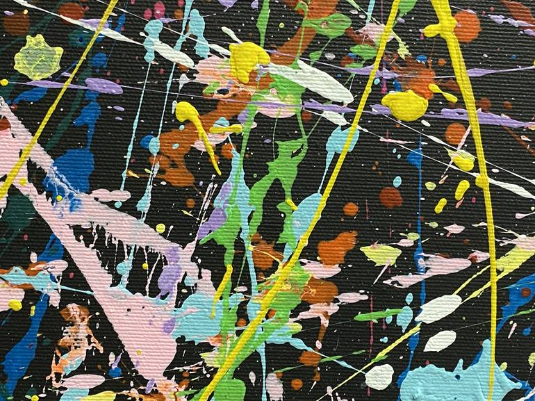 Original Abstract Expressionism Abstract Painting by Ivan Didovodiuk