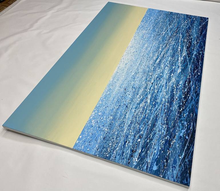 Original Abstract Seascape Painting by Ivan Didovodiuk