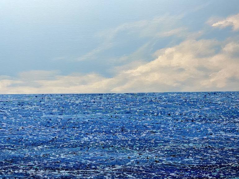 Original Abstract Seascape Painting by Ivan Didovodiuk