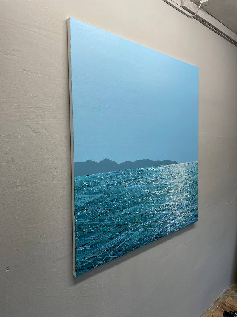 Original Abstract Seascape Painting by Ivan Didovodiuk