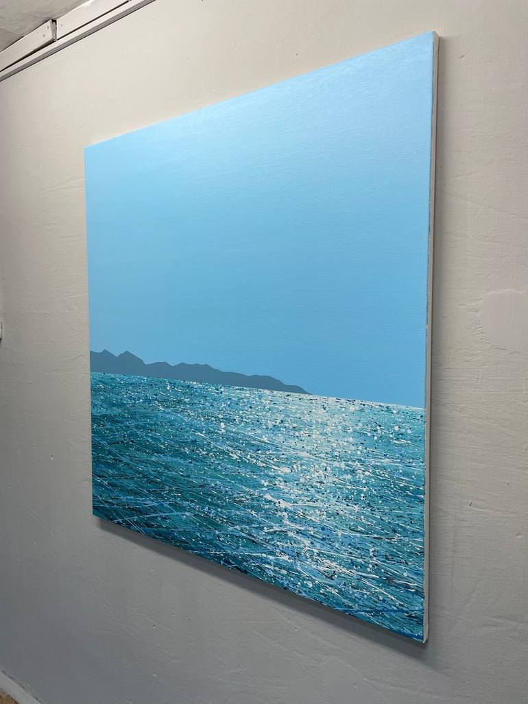 Original Abstract Seascape Painting by Ivan Didovodiuk