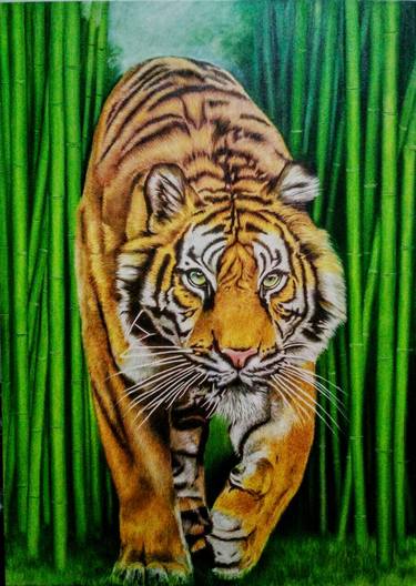 Original Realism Animal Paintings by Siswo Aji