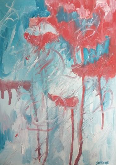 Original Abstract Expressionism Abstract Paintings by Simone De Villiers