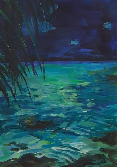 Original Expressionism Seascape Paintings by Simone De Villiers