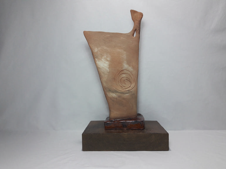 Original Figurative Abstract Sculpture by Olympia Letsiou