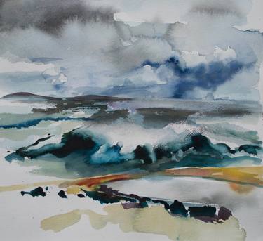 Print of Seascape Paintings by Catherine Tirr