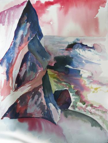 Print of Abstract Seascape Paintings by Catherine Tirr