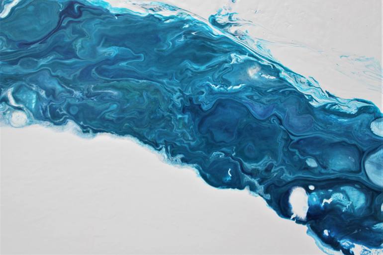 Original Abstract Seascape Painting by Alastair Becker