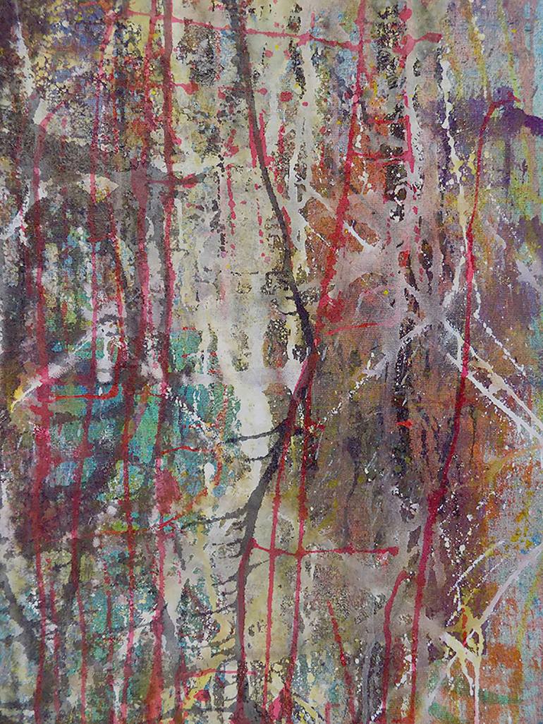 Original Abstract Expressionism Abstract Painting by Santiago Jäger