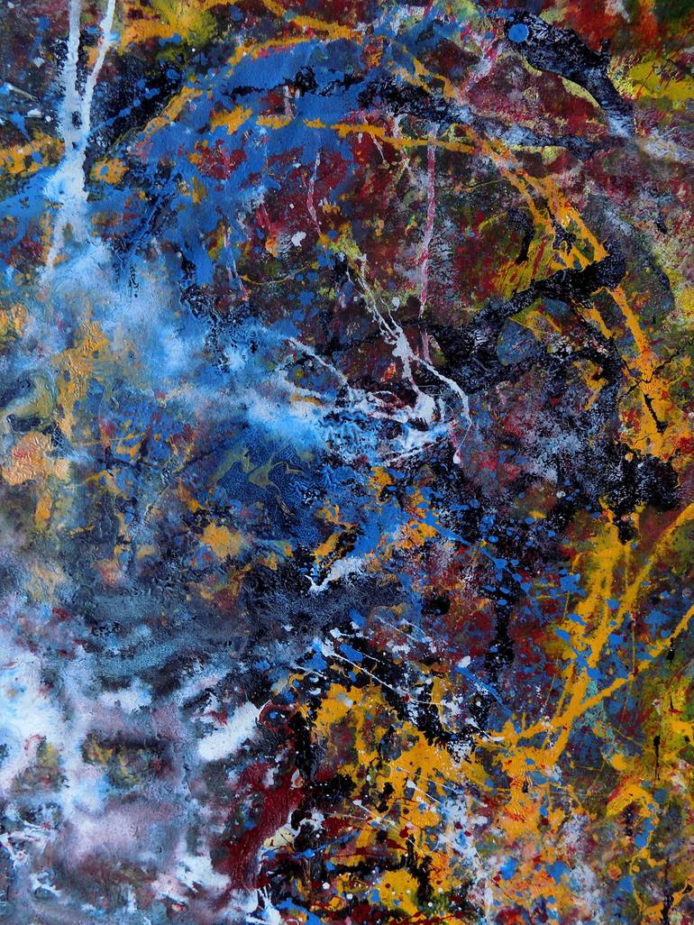 Original Abstract Expressionism Abstract Painting by Santiago Jäger