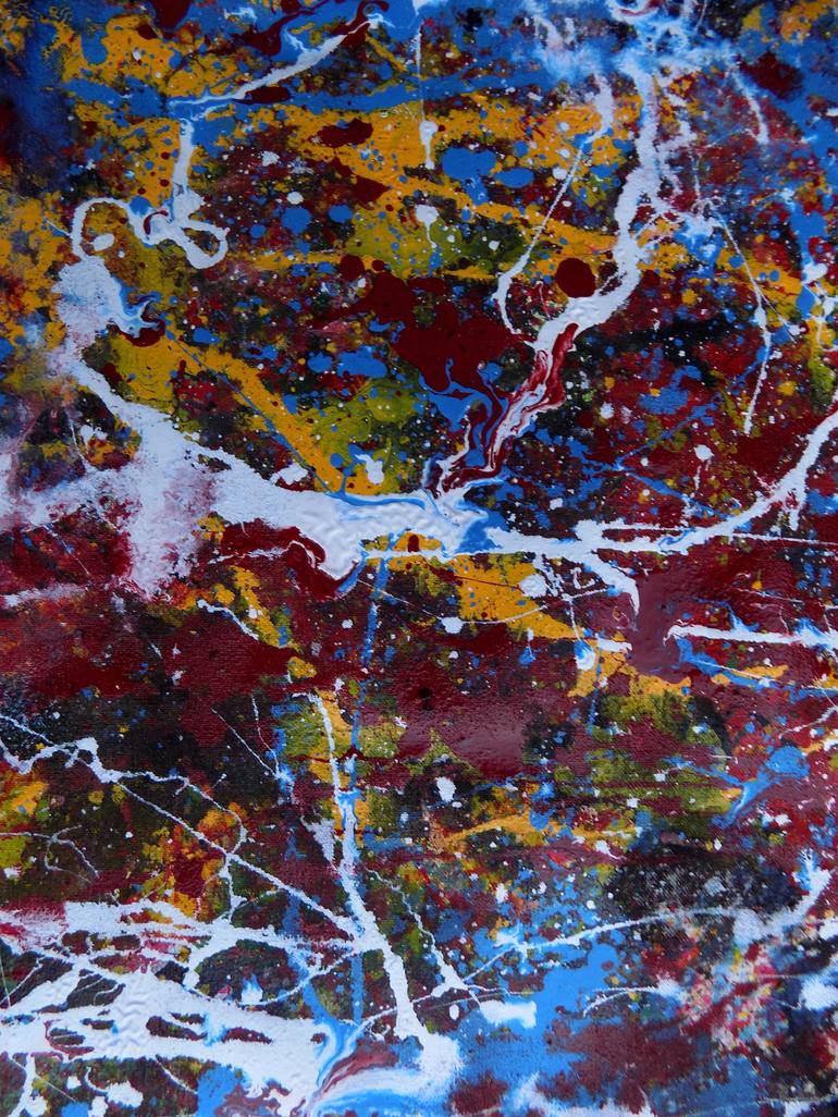 Original Abstract Expressionism Abstract Painting by Santiago Jäger