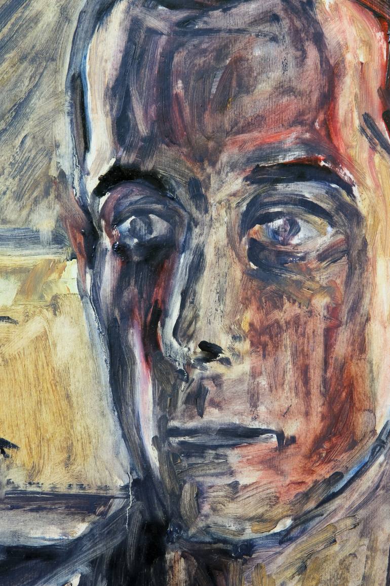 Original Expressionism People Painting by Andrii Sokolenko