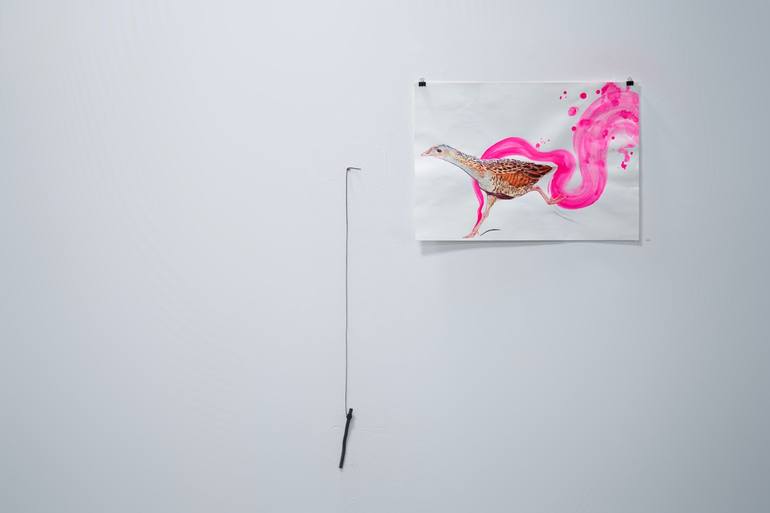 Original Realism Animal Mixed Media by KatrīNa TračUma