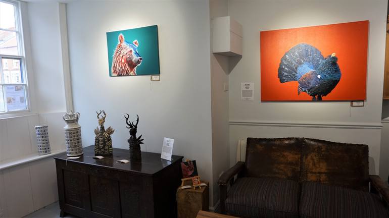 Original Figurative Animal Painting by KatrīNa TračUma