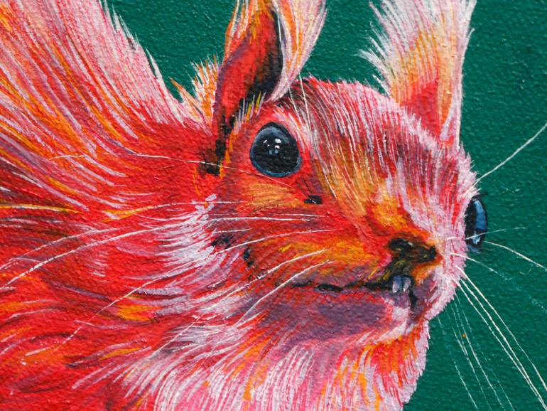 Original Figurative Animal Painting by KatrīNa TračUma