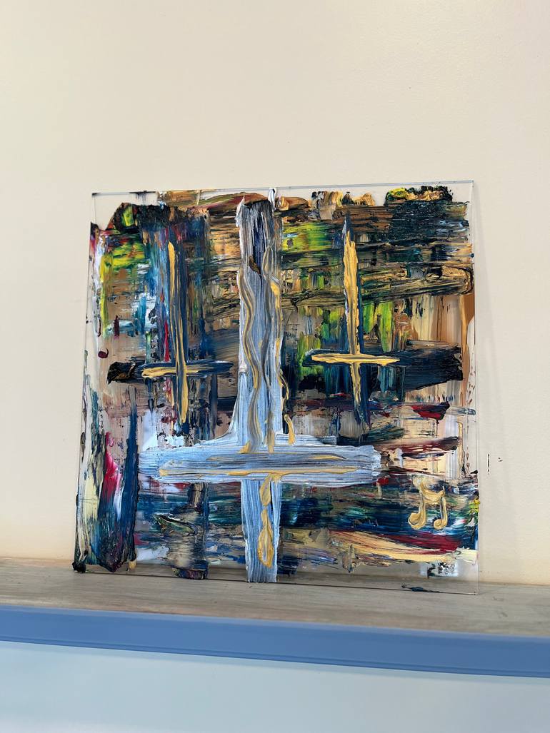 Original Conceptual Abstract Painting by Julie Mullen