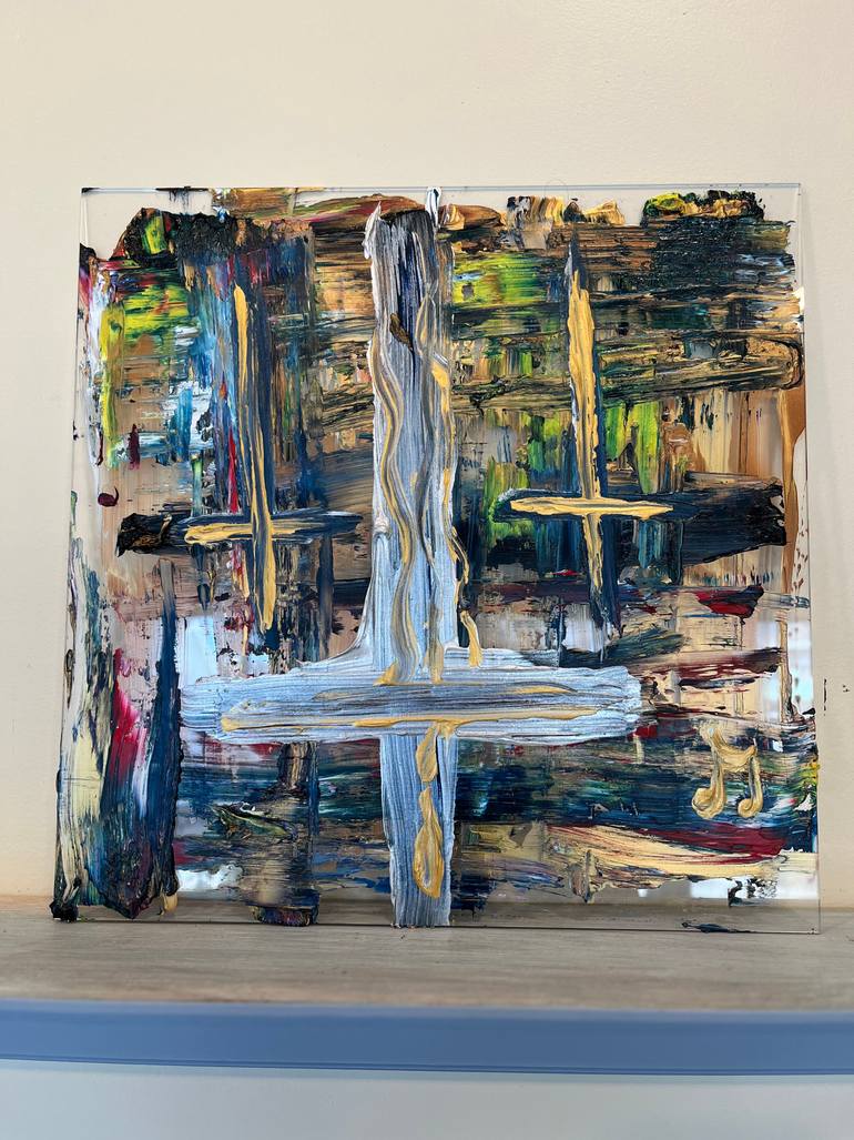 Original Conceptual Abstract Painting by Julie Mullen