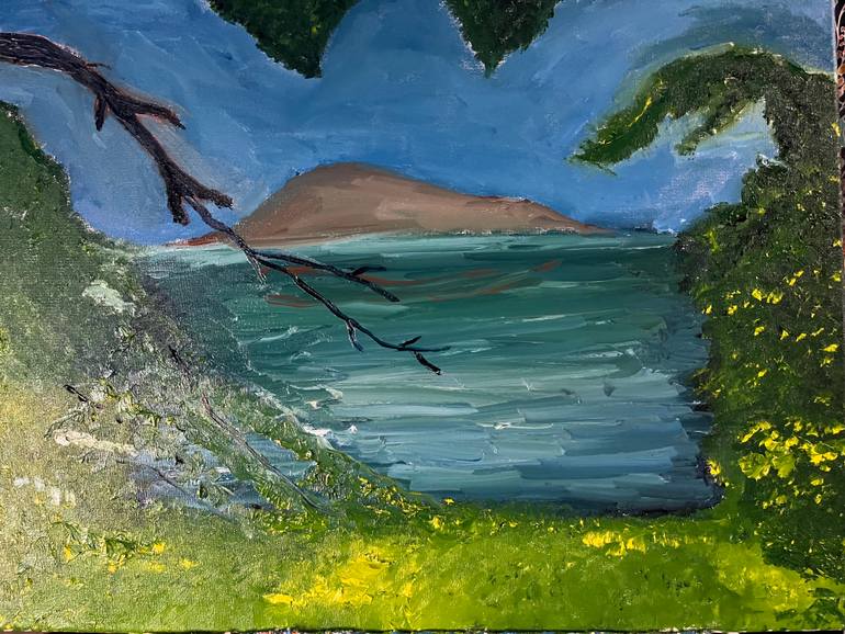 Original Photorealism Nature Painting by Julie Mullen