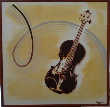 Original Abstract Expressionism Music Paintings by SERGIO MOREIRA