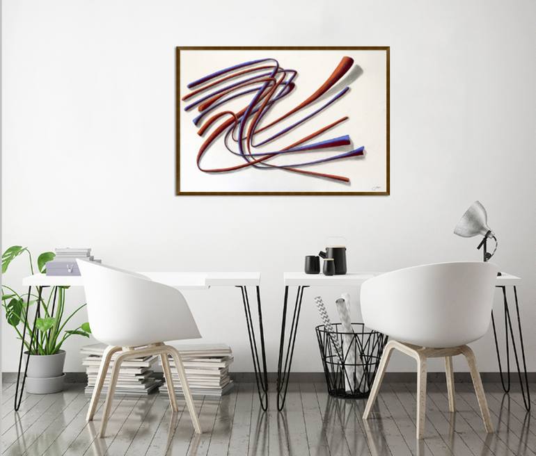 Original Abstract Painting by SERGIO MOREIRA