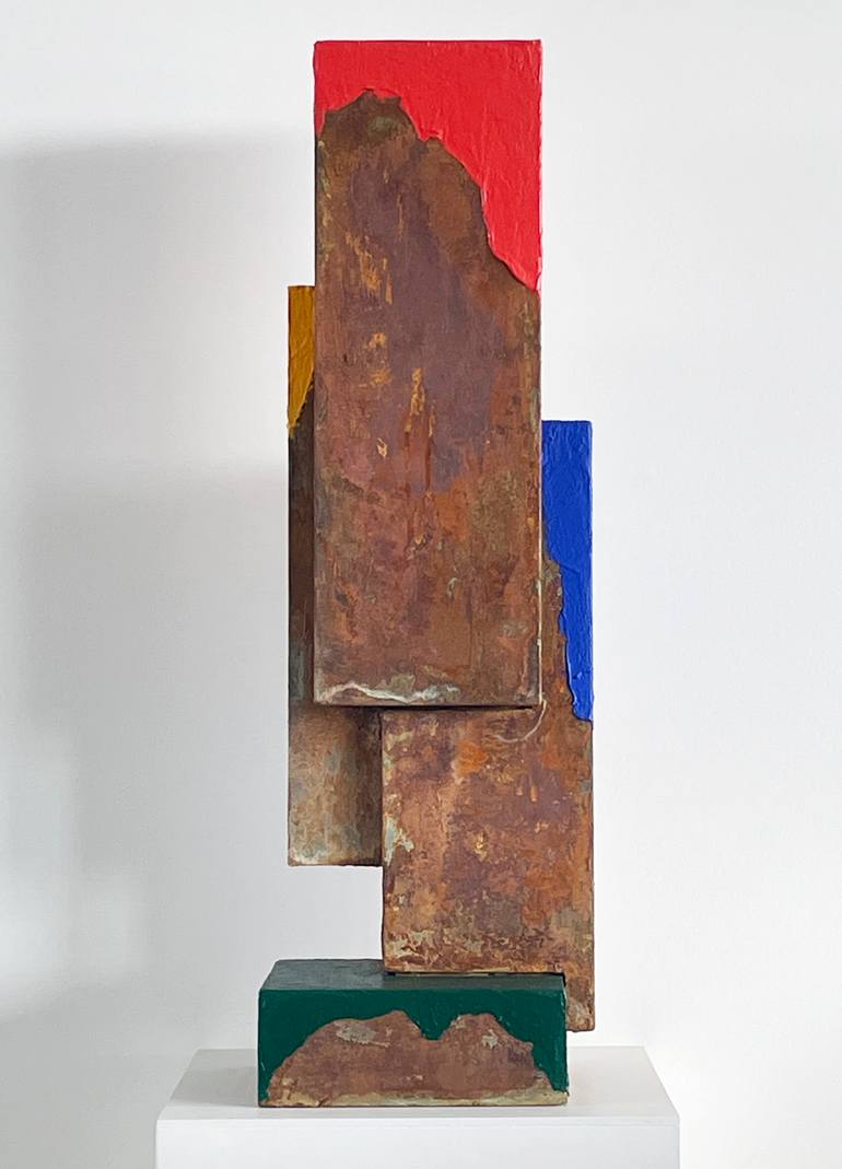 Original Abstract Architecture Sculpture by Hugo De Bel