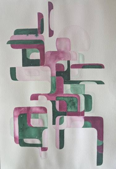 Original Minimalism Abstract Paintings by Anna Jannack