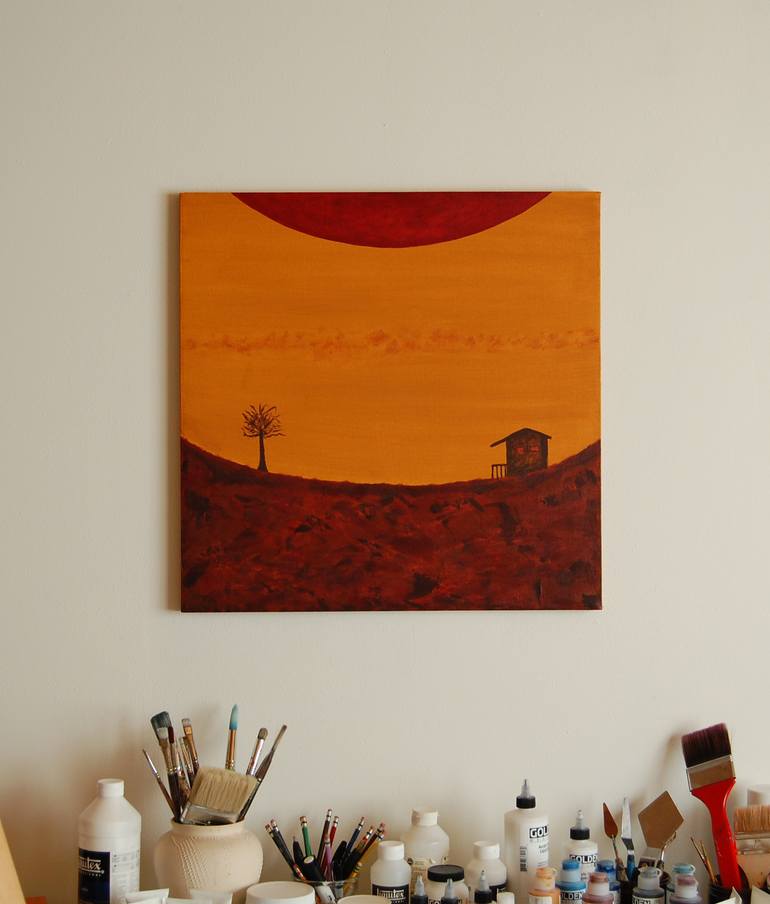 Original Abstract Landscape Painting by Aarin Richard