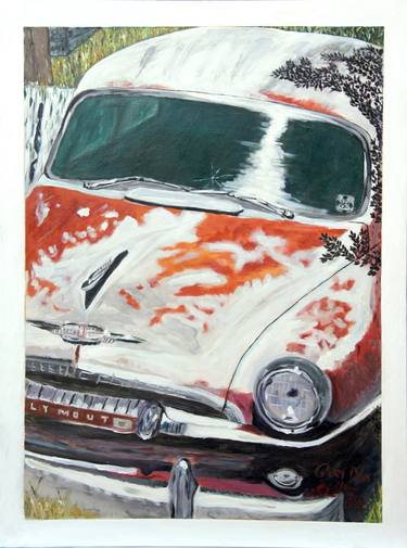 Print of Automobile Paintings by Robert Zent Chew
