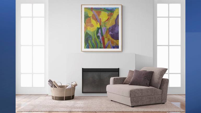 Original Impressionism Abstract Painting by Robert Zent Chew