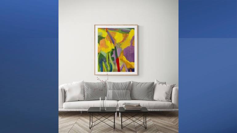 Original Impressionism Abstract Painting by Robert Zent Chew