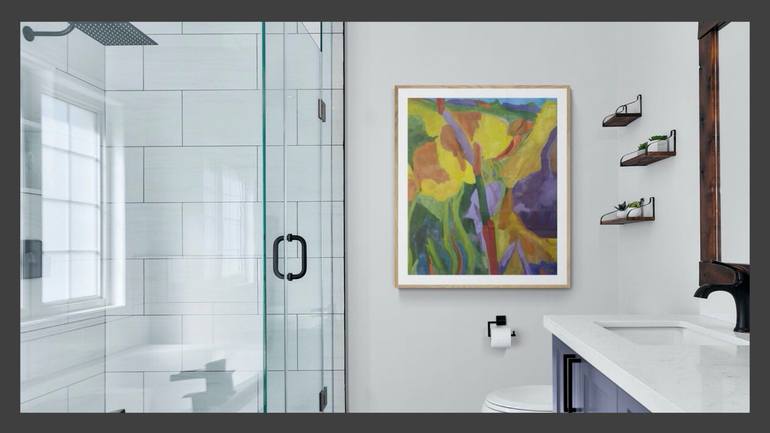 Original Impressionism Abstract Painting by Robert Zent Chew