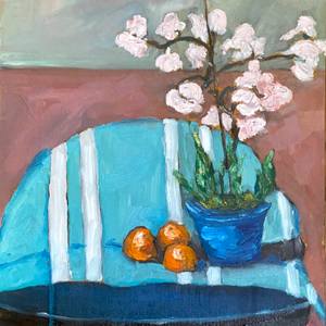 Orchid with Three Oranges